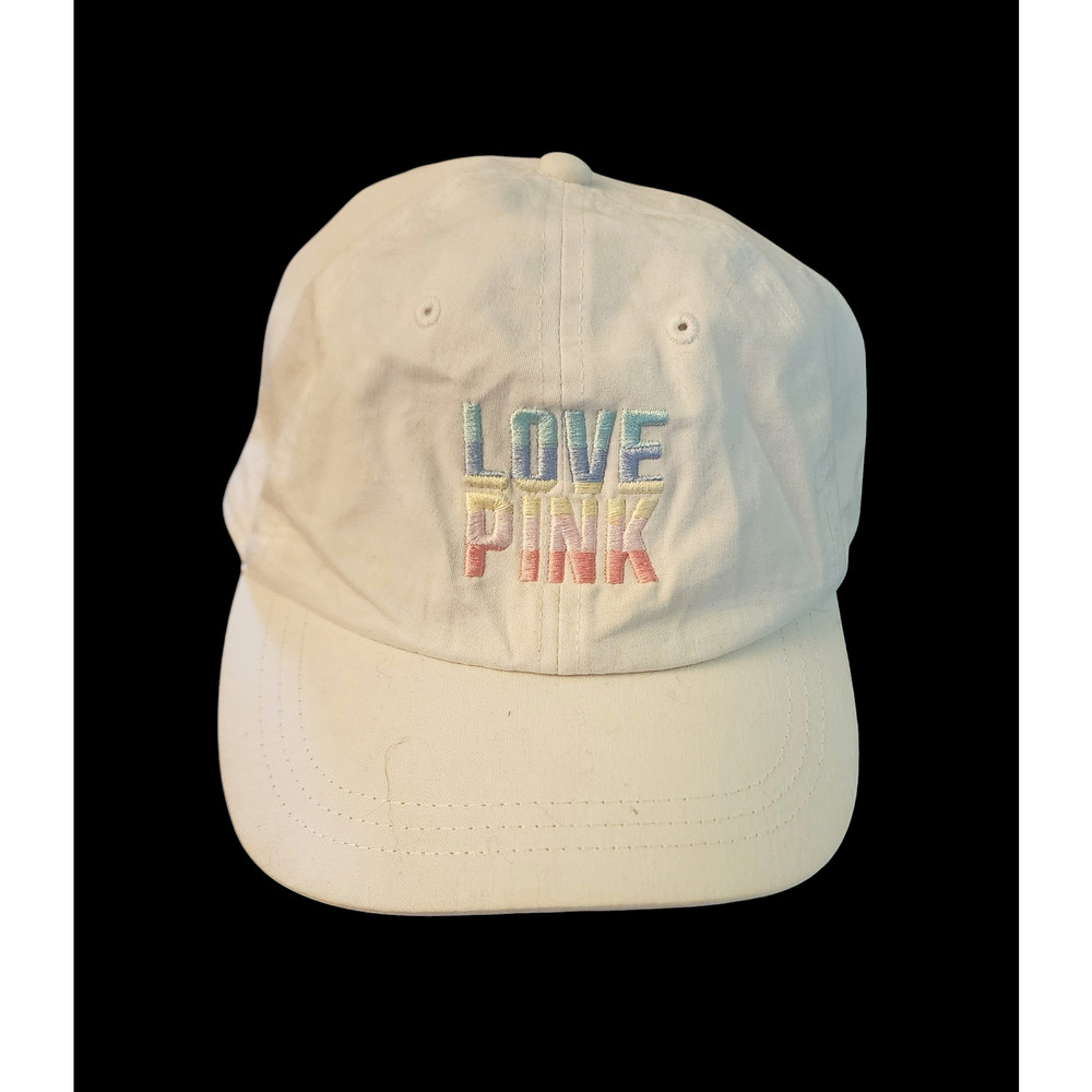 Victorias Secret PINK Adjustable white Cap Hat
